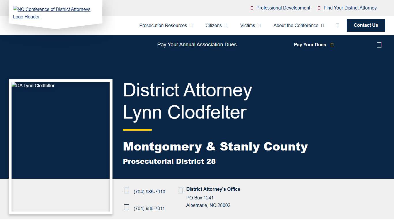 Prosecutorial District 28 - North Carolina Conference of District Attorneys